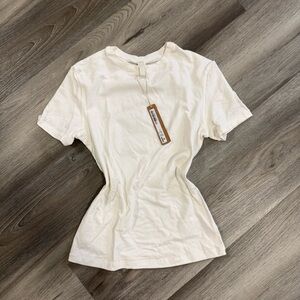 SKIMS Cotton Jersey Short Sleeve Tee MARBLE
